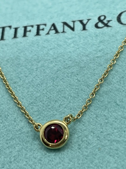 Tiffany & Co. Ruby Peretti by the Yard Necklace in 18k Yellow Gold 16" - Picture 16 of 16